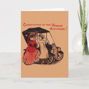 Tarjeta de Felicitación de Aniversario de Boda Mod