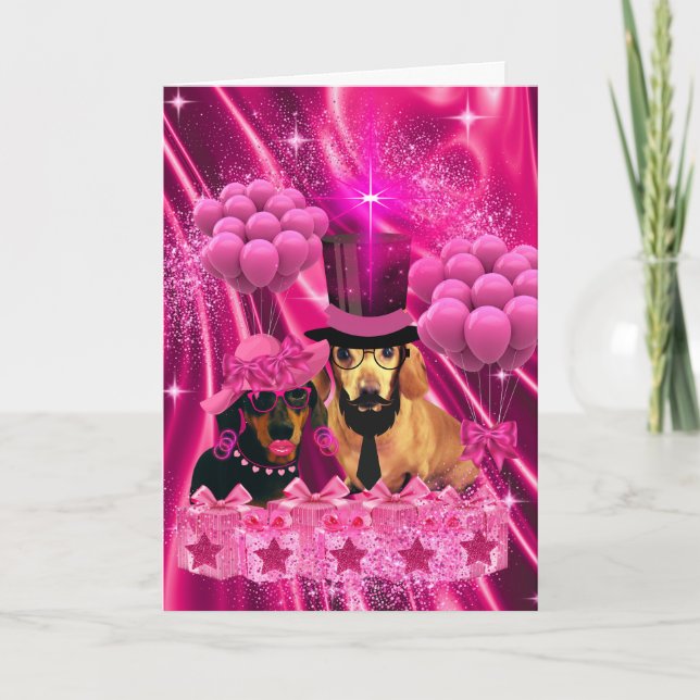 Tarjeta de felicitación de aniversario feliz (Anverso)