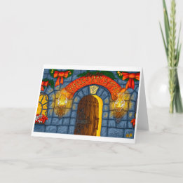 Tarjeta de felicitación de Año Nuevo Feliz