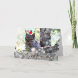 Tarjeta de felicitación de Año Nuevo, Gatito Están