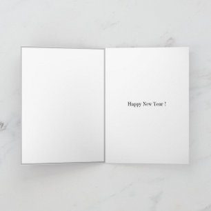 Tarjeta de felicitación de año nuevo Penny Dog
