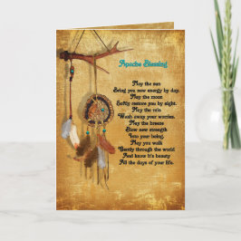 Tarjeta de felicitación de Apache Blessing