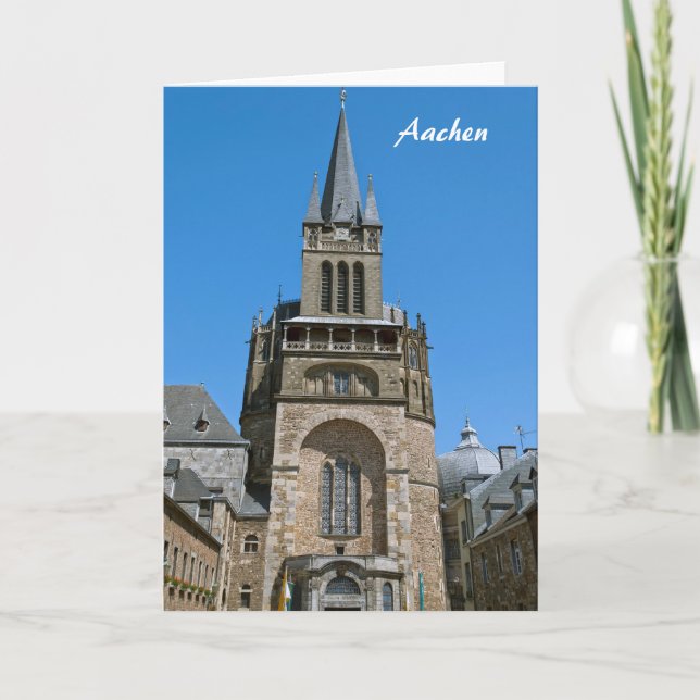 Tarjeta de felicitación de Aquisgrán (Anverso)