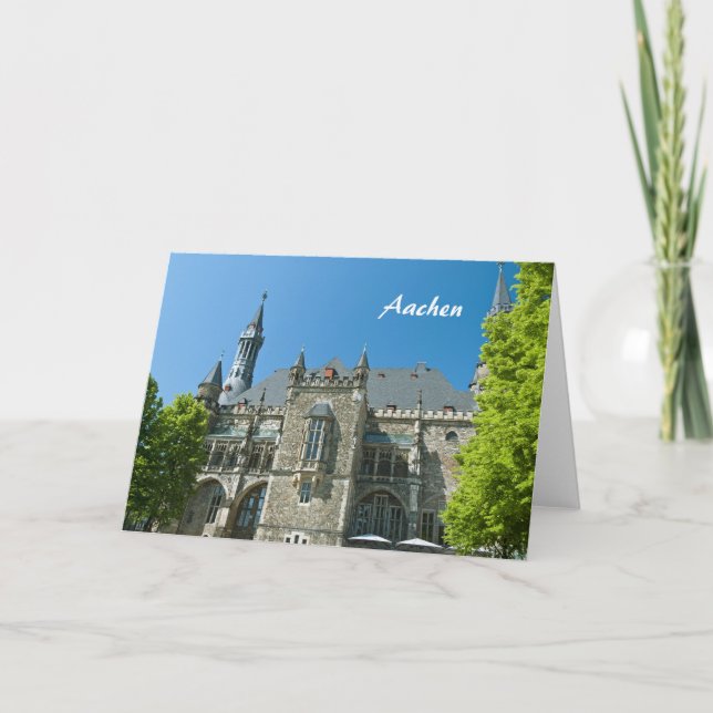 Tarjeta de felicitación de Aquisgrán (Anverso)