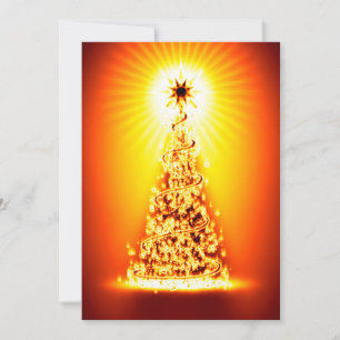 tarjeta de felicitación de árbol de Navidad