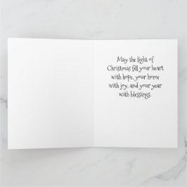 Tarjeta de felicitación de árbol de Navidad de art