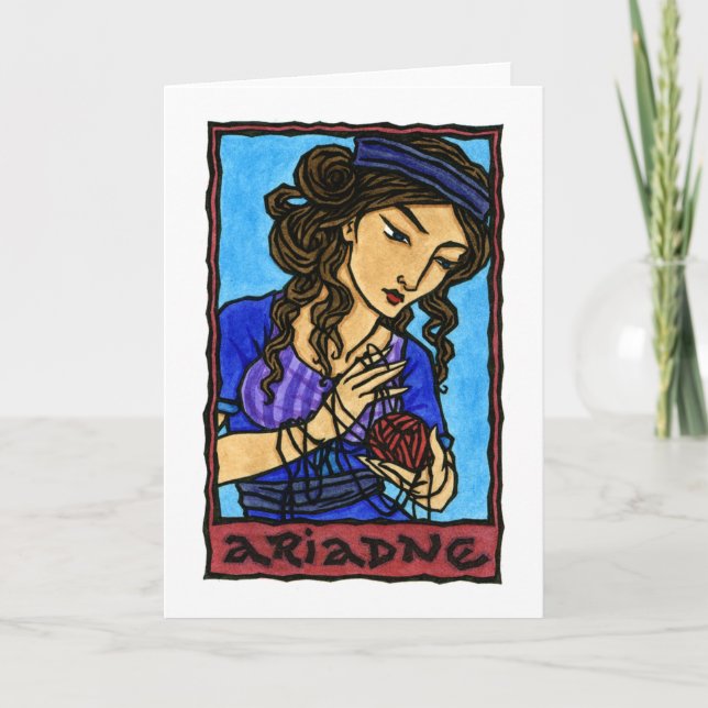 Tarjeta de felicitación de Ariadne (Anverso)