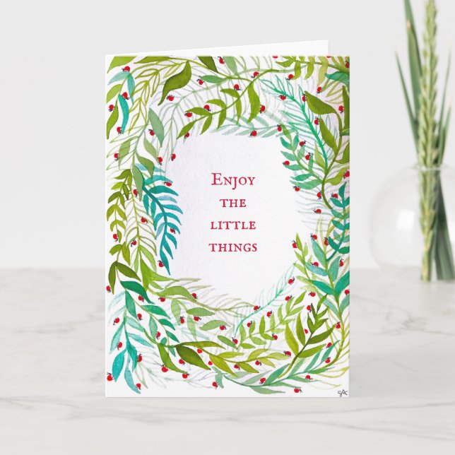 Tarjeta de felicitación de Art for Charity (Anverso)