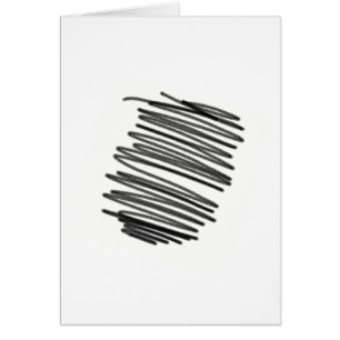 Tarjeta de Felicitación de Arte Abstracto Minimali