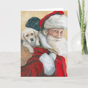 Tarjeta de felicitación de arte de perro labrador 
