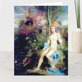 Tarjeta de Felicitación de Arte Fino Apolo y las N