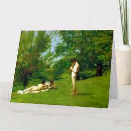 Tarjeta de felicitación de arte fino Arcadia