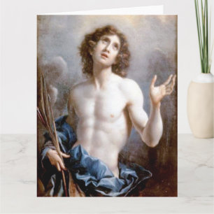 Tarjeta de felicitación de arte fino de San Sebast