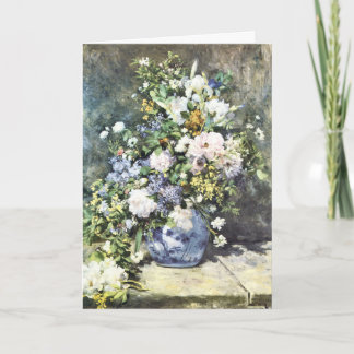 Tarjeta de felicitación de arte fino, "Jarrón de f