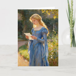 Tarjeta de felicitación de arte inspirada en el im