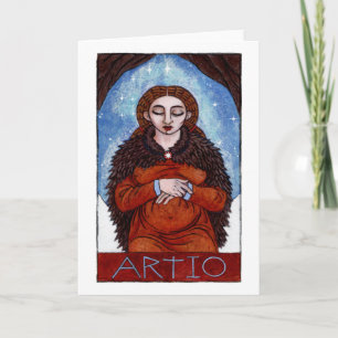 Tarjeta de felicitación de Artio