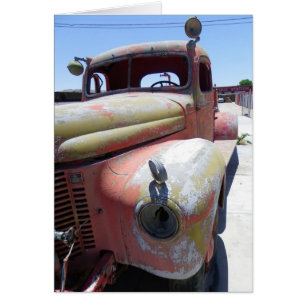 Tarjeta de felicitación de auto de Guay Vintage!