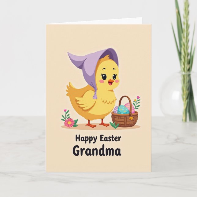 Tarjeta de Felicitación de Ave de Primavera Alegre (Anverso)