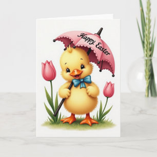 Tarjeta de Felicitación de Ave Fría Primaveral