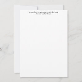 Tarjeta de felicitación de avoceta