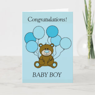 Tarjeta de felicitación de Baby Boy