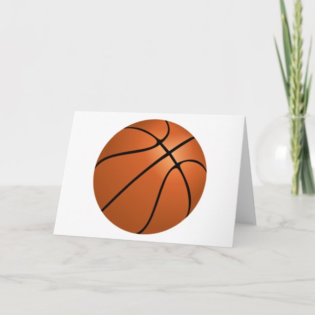 Tarjeta de felicitación de baloncesto (Anverso)