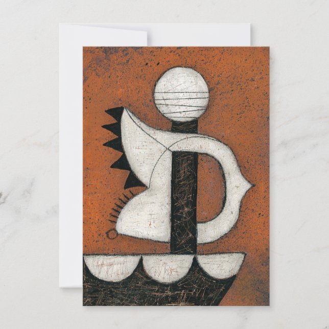 Tarjeta de felicitación de barco de vela (Anverso)