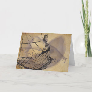 Tarjeta de felicitación de Barden de la nave de