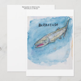 Tarjeta de felicitación de Barracuda