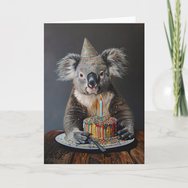 Tarjeta de felicitación de Bash de Cumpleaños de K (Anverso)