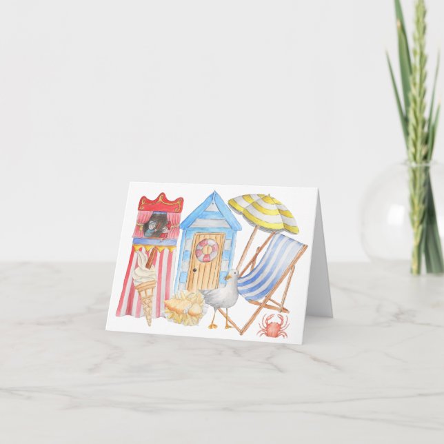 Tarjeta de felicitación de Beach Life (Anverso)