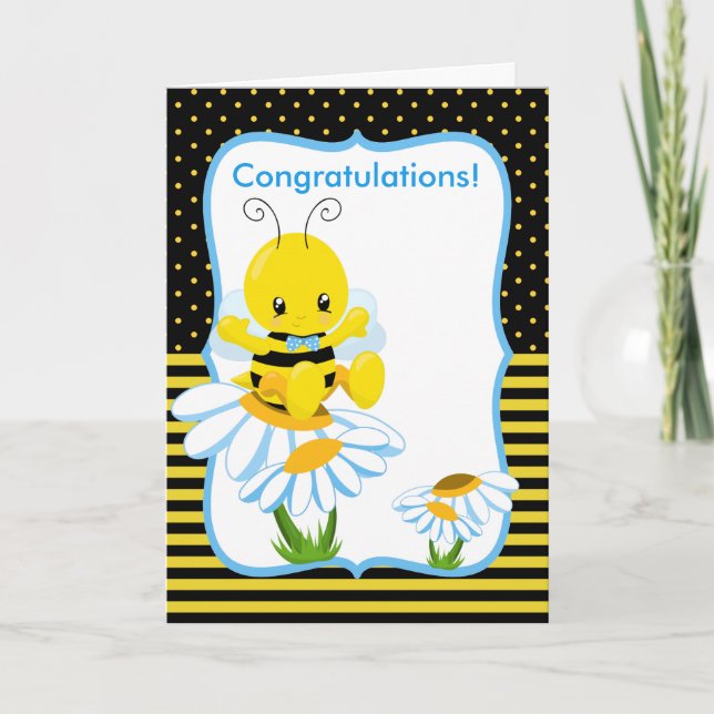 Tarjeta de felicitación de Bee Boy Bee (Anverso)