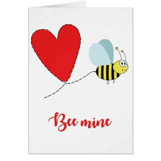 Tarjeta de felicitación de Bee Mine