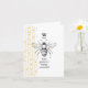 Tarjeta de felicitación de Bee Yourself (Small Plant)