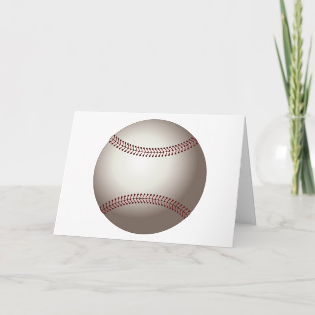 Tarjeta de felicitación de béisbol (Anverso)