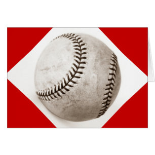 Tarjeta de felicitación de béisbol