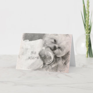 Tarjeta de felicitación de Bella