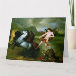 Tarjeta de Felicitación de Bellas Artes Caballos d