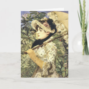 Tarjeta de felicitación de Bellas Artes, "Jeanne, 