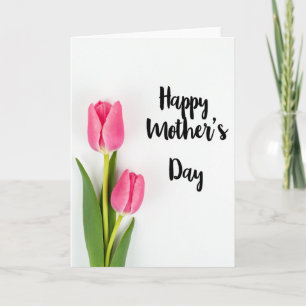 Tarjeta de felicitación de belleza floral