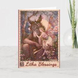 Tarjeta de felicitación de BlessingsPagan del