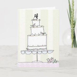 tarjeta de felicitación de boda
