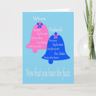 Tarjeta de felicitación de boda