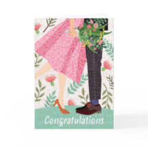 Tarjeta de Felicitación de Boda