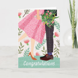Tarjeta de Felicitación de Boda