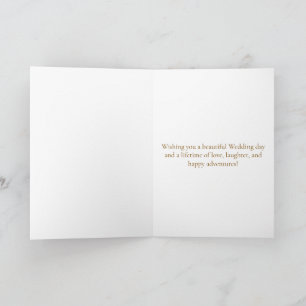 Tarjeta de Felicitación de Boda de Perro y Gato Re