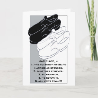Tarjeta de felicitación de boda III