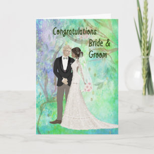Tarjeta de Felicitación de Boda para Matrimonio Mi