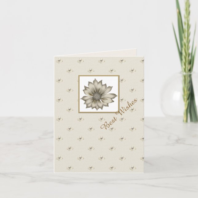 Tarjeta de felicitación de boda personalizada con  (Anverso)