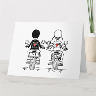 Tarjeta de Felicitación de Boda Personalizada para